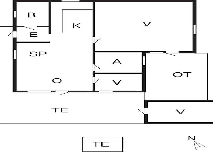 Vakantiehuis 6 Person In Hemmet-by Traum